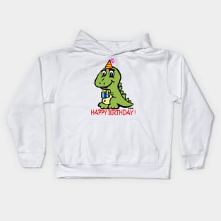 T-rex Wish You a Happy Birthday! Kids Hoodie